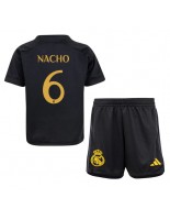Real Madrid Nacho #6 Kolmaspaita Lasten 2023-24 Lyhythihainen (+ shortsit)